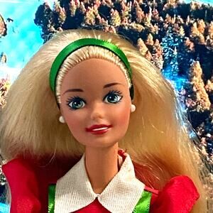 Vintage Barbie Holiday Treats Fashion Doll 1997 17263 Original Mattel Blue Y2K